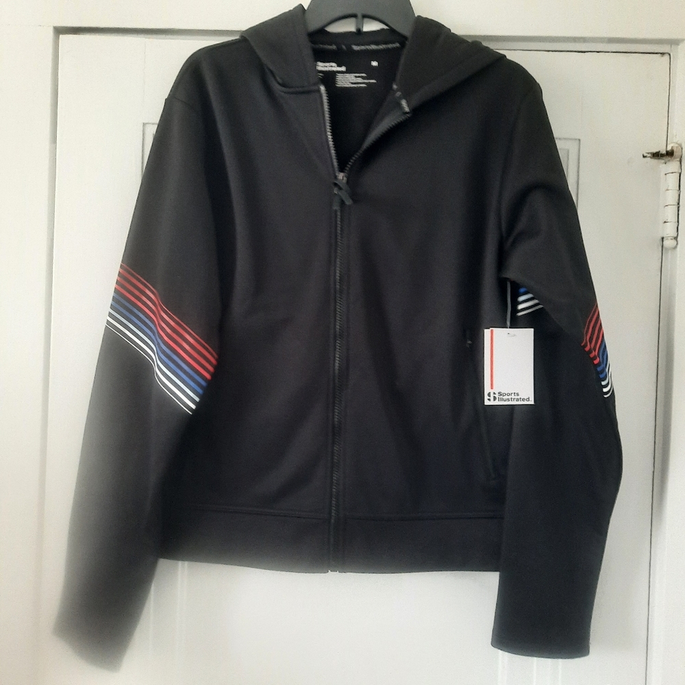 Sports illustrated  jacket with hood Size Medium